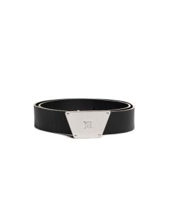 MISBHV metal frame gothic logo black belt