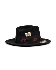 Nick Fouquet Landron felted beaver fur black hat