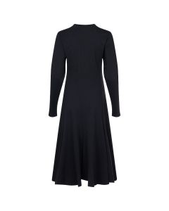The Row black long sleeve casual dress 