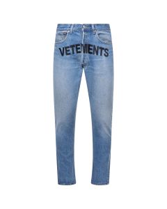 Vetements Levi's Vintage front embroidered logo jeans