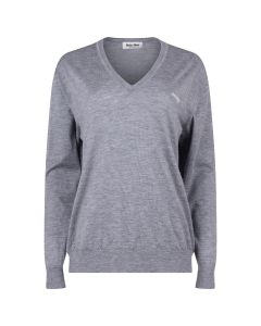 Miu Miu v-neck logo sweater