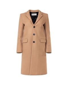 Saint Laurent Chesterfield brown cashmere coat