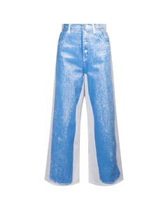 Maison Margiela MM6 Trompe-l'il blue jeans