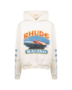 Rhude Cigarette Racing off-white hoodie