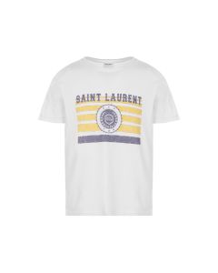 Saint Laurent 1971 "Paris University" white t-shirt