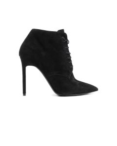 Saint Laurent suede fringed ankle boots