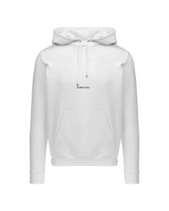 Saint Laurent logo white hoodie