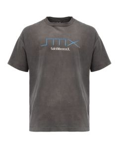 Saint Michael SM6 PlayStation 2 logo washed grey t-shirt