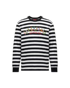 Supreme flags "White Stripe" long sleeve t-shirt 