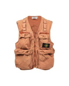 Supreme x Stone Island cargo camo vest jacket