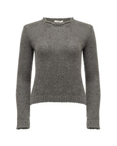 The Row grey cashmere knitted sweater 