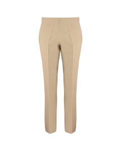 The Row low-waisted beige wool blend pants