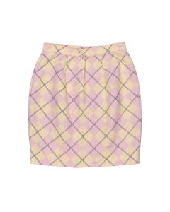 Valentino MissV chcecked pencil skirt