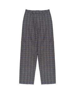 Vetements Pour Femme checked high-waisted pants