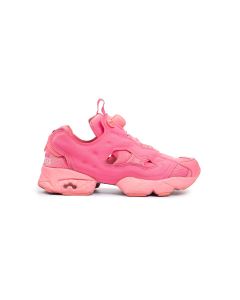 Vetements x Reebok Instapump fluorescent pink sneakers