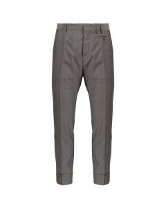 Vivienne Westwood MAN grey drop-crotch laine tailor pants