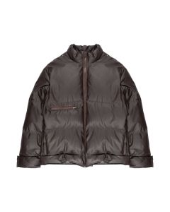 Yeezy Season 3 waxed cotton onyx dark puffer jacket