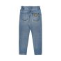 Dolce&Gabbana metal logo emblem blue denim pants
