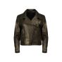 Acne Studios Rita SB shiny metallic leather biker jacket