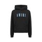 Amiri Core Logo Carolina Blue black hoodie