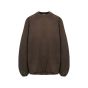 Balenciaga drawstring oversized faded crewneck sweatshirt