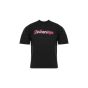 Balenciaga pink glossy back-pulled t-shirt