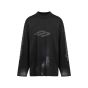 Balenciaga Unisex 3B Stencil distressed long sleeve t-shirt