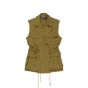 Balmain military vest khaki jacket