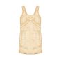 Blumarine sequin-emebellished cream mini dress