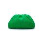 Bottega Veneta green towel jacquard teen pouch bag