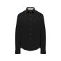 Burberry tartan collar chest pocket button-up shirt
