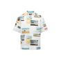 Calvin Klein 205W39NYC camp-collar printed poplin shirt