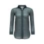 Celine sheer green button-up shirt