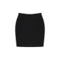 Chanel laine black mini skirt