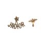 Christian Dior J'adore Bee assymetrical earrings