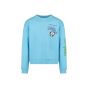 Chrome Hearts x Matty Boy "Brand New Brain"light blue crewneck sweatshirt
