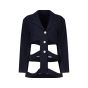Dirk Van Saene cut-out panels blazer jacket