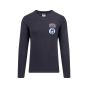 Hysteric Glamour "THE HYS" patch navy long sleeve t-shirt