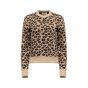 Gucci distressed leopard jacquard sweater