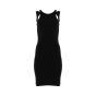 Gucci shoulder cut-out black mini dress