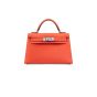 Hermes Kelly Sellier 20 Orange Poppy Epsom (palladium hardware) bag