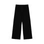 Loewe black georgette raw-edge pants