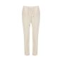 Loro Piana Crepe cream silk drawstring pants