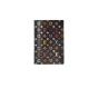 Louis Vuitton x Takashi Murakami black passport cover