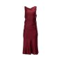 Marc Jacobs Deep-V wine silk dress