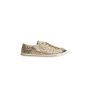 Miu Miu jeweled gold glitter sneakers