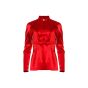 Mugler Trademark red satin tang jacket