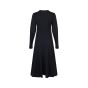 The Row black long sleeve casual dress 