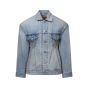 Balenciaga Garde-Robe Hourglass washed jeans jacket