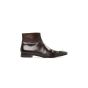 Prada Chocolate-brown pointy toe ankle boots